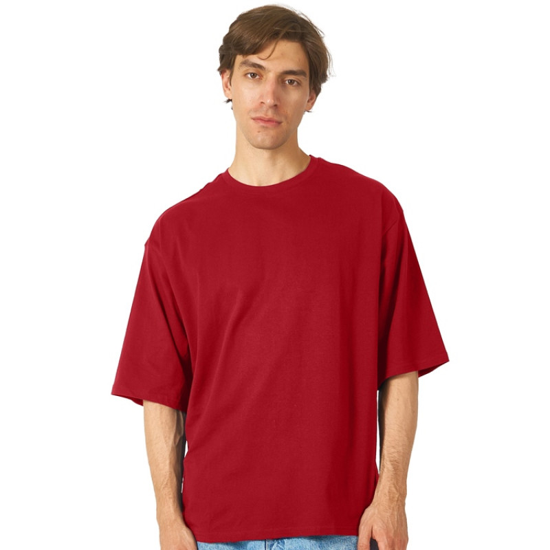 Футболка Berlin к/р оверсайз, 100% хлопок, 180гр, красный