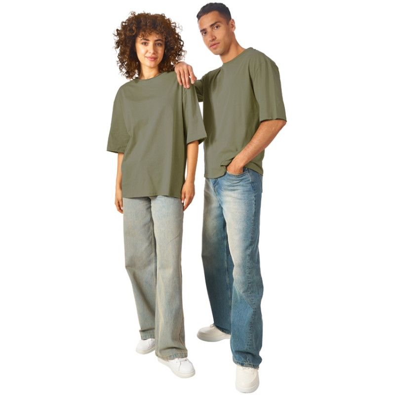 Футболка оверсайз «Liyon» унисекс, хаки