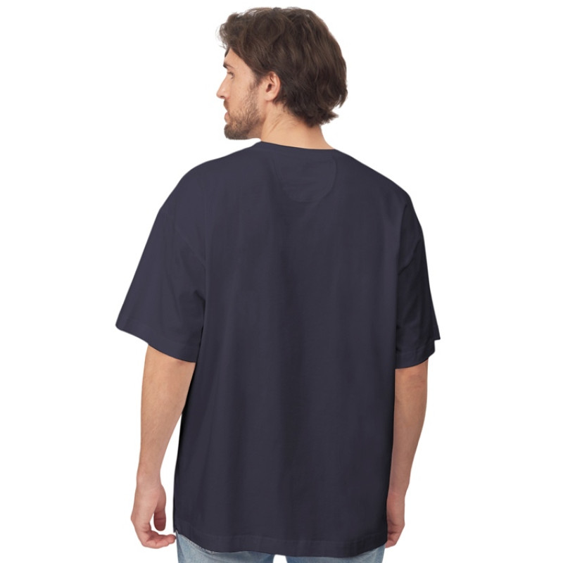 Футболка оверсайз «Vienna» унисекс , темно-синий