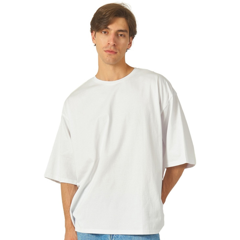 Футболка Berlin к/р оверсайз, 100% хлопок, 180гр, молочный