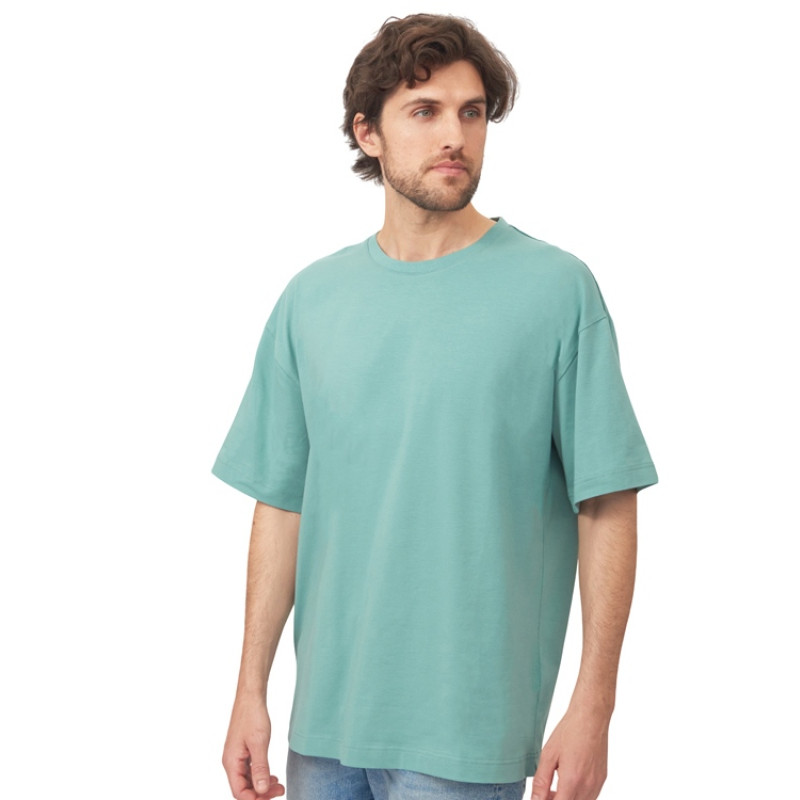 Футболка оверсайз «Vienna» унисекс , припылено-бирюзовый