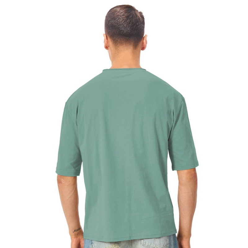 Футболка оверсайз «Liyon» унисекс, пыльно-бирюзовый