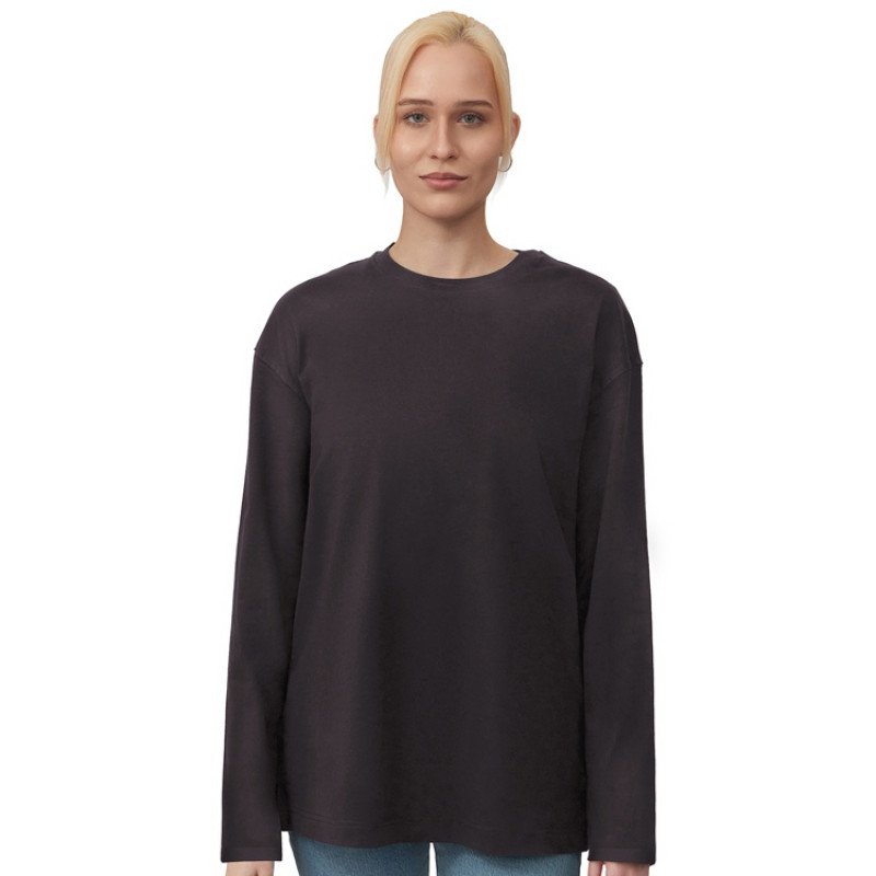 Лонгслив оверсайз «Berlin» унисекс, темно-серый