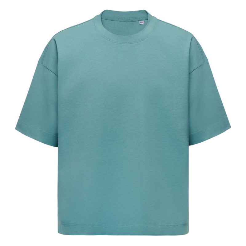 Футболка оверсайз «Beta.01» унисекс, пыльный бирюзовый