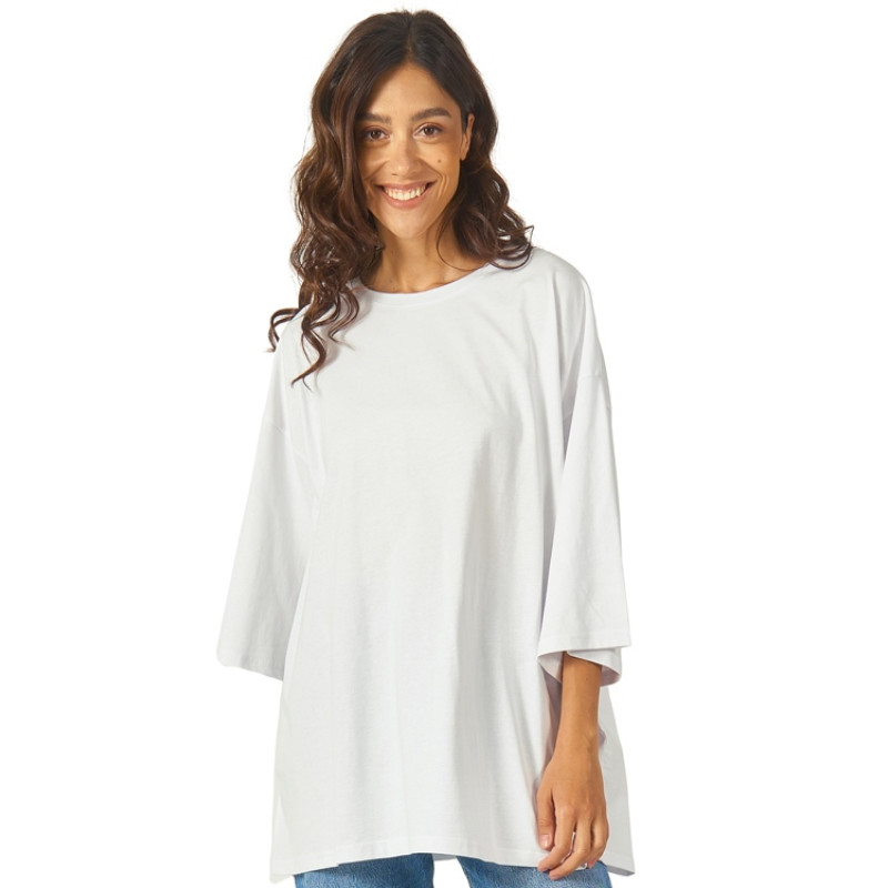 Футболка Berlin к/р оверсайз, 100% хлопок, 180гр, молочный