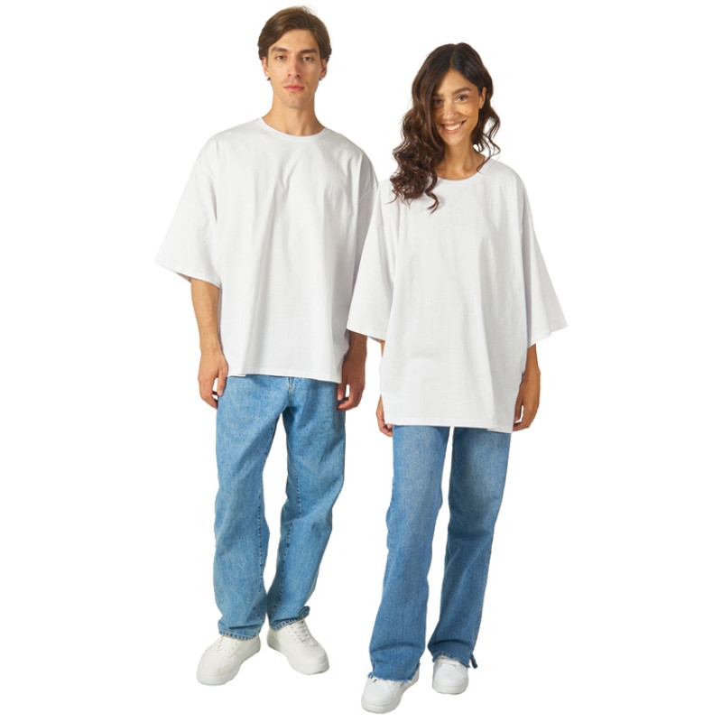 Футболка Berlin к/р оверсайз, 100% хлопок, 180гр, молочный