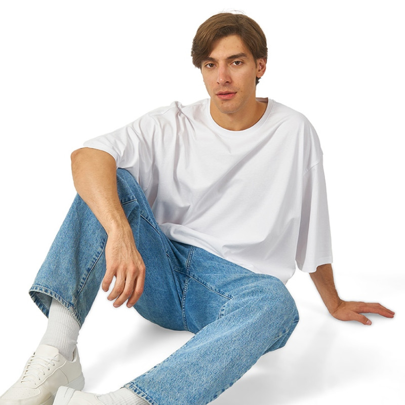 Футболка Berlin к/р оверсайз, 100% хлопок, 180гр, белый