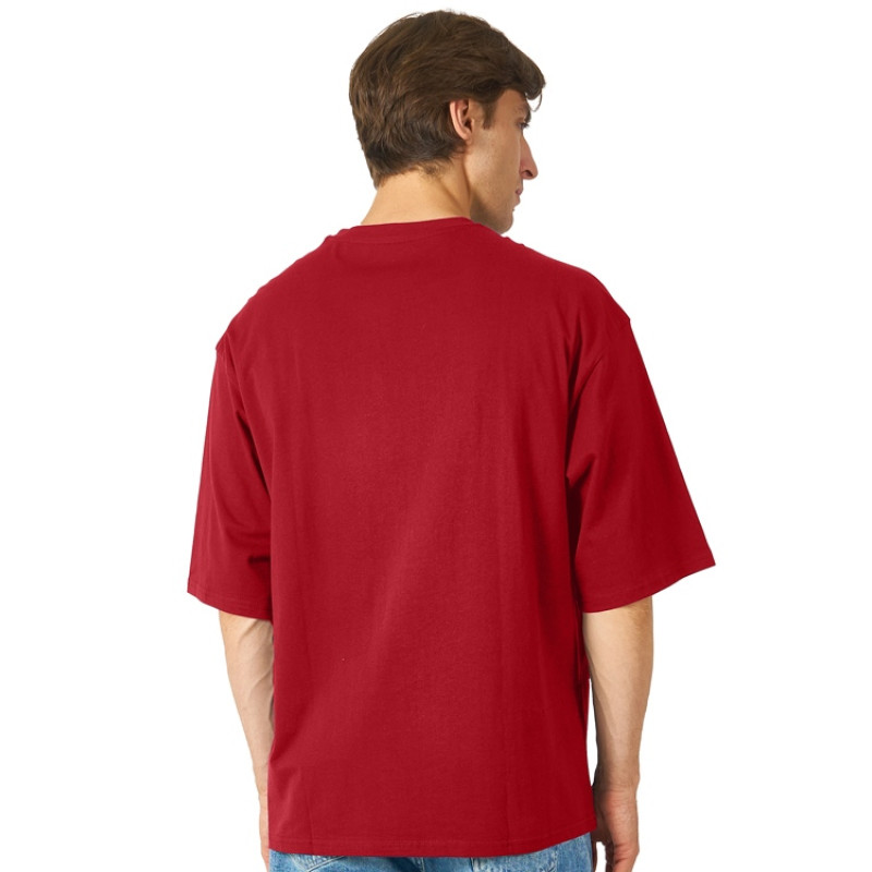 Футболка Berlin к/р оверсайз, 100% хлопок, 180гр, красный