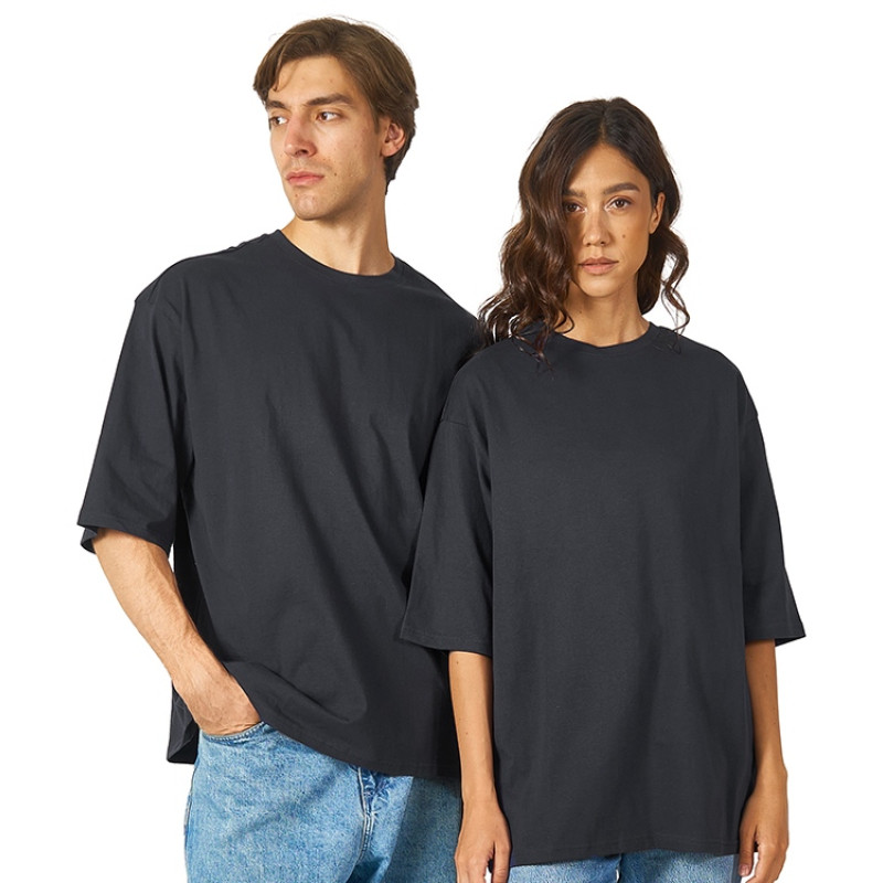 Футболка Berlin к/р оверсайз, 100% хлопок, 180гр, темно-серый