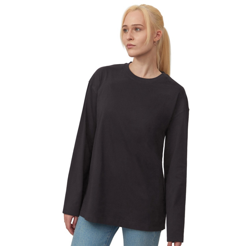 Лонгслив оверсайз «Berlin» унисекс, темно-серый