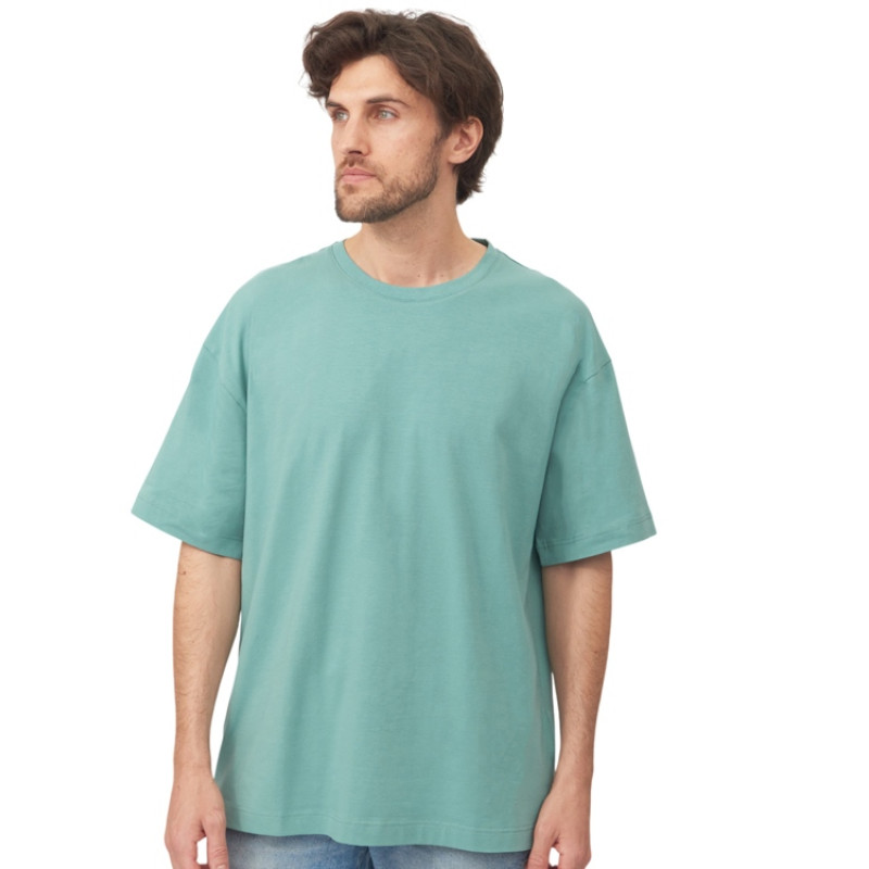 Футболка оверсайз «Vienna» унисекс , припылено-бирюзовый