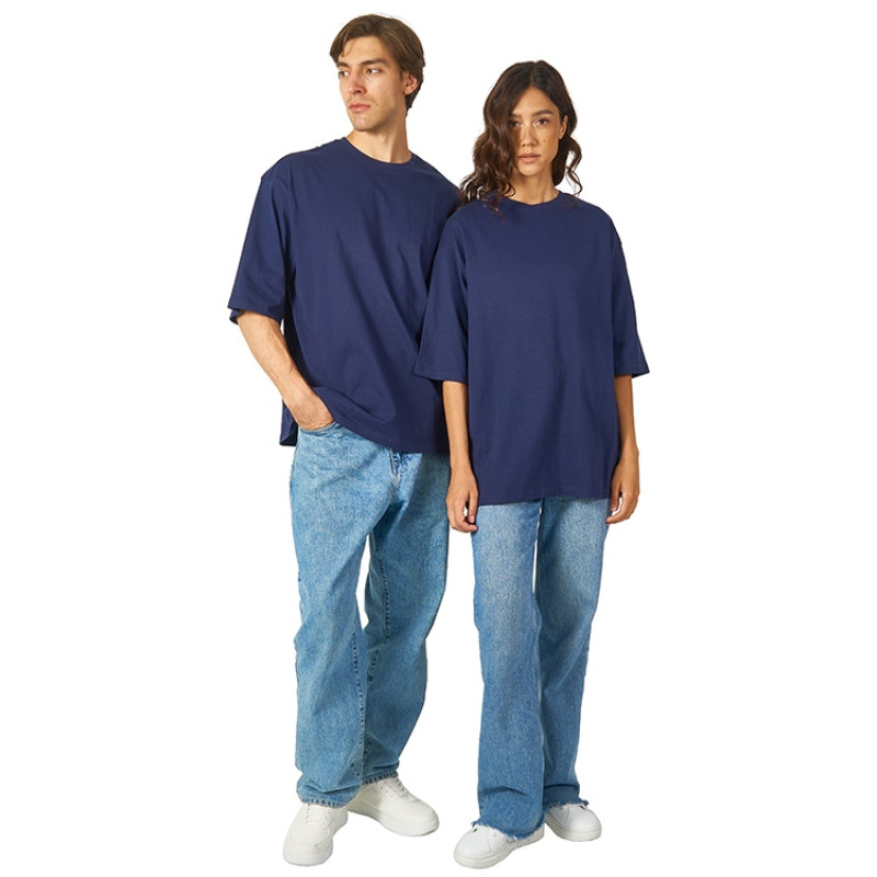 Футболка Berlin к/р оверсайз, 100% хлопок, 180гр, темно-синий