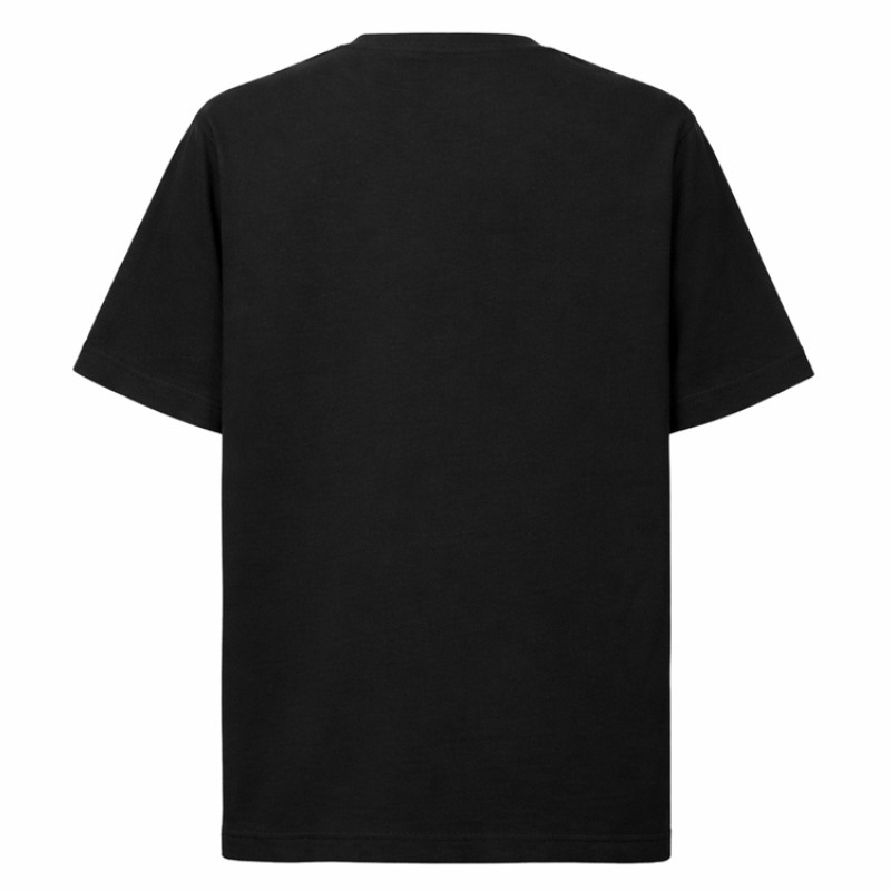 Футболка Kyoto из джерси 180 г/м2 с пич отделкой, унисекс, черный