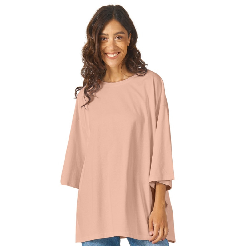 Футболка Berlin к/р оверсайз, 100% хлопок, 180гр, лососевый