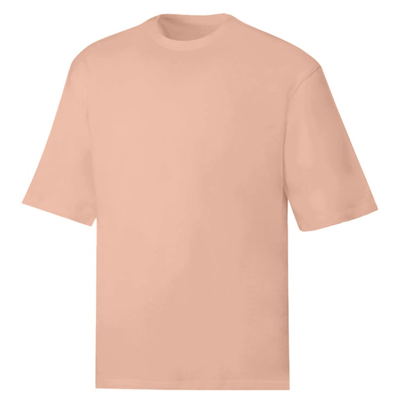 Футболка Berlin к/р оверсайз, 100% хлопок, 180гр, лососевый