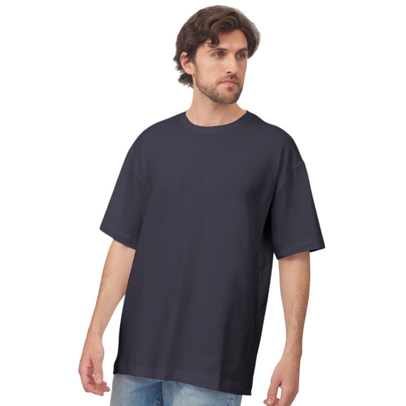 Футболка оверсайз «Vienna» унисекс , темно-синий