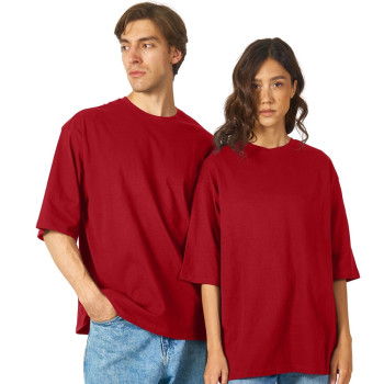 Футболка Berlin к/р оверсайз, 100% хлопок, 180гр, красный