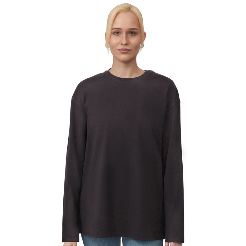 Лонгслив оверсайз «Berlin» унисекс, темно-серый