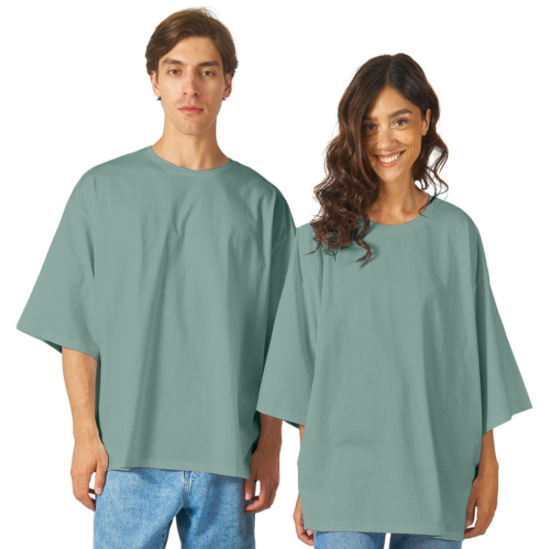 Футболка Berlin к/р оверсайз, 100% хлопок, 180гр, пыльно-бирюзовый Футболка Berlin к/р оверсайз, 100% хлопок, 180гр, пыльно-бирюзовый