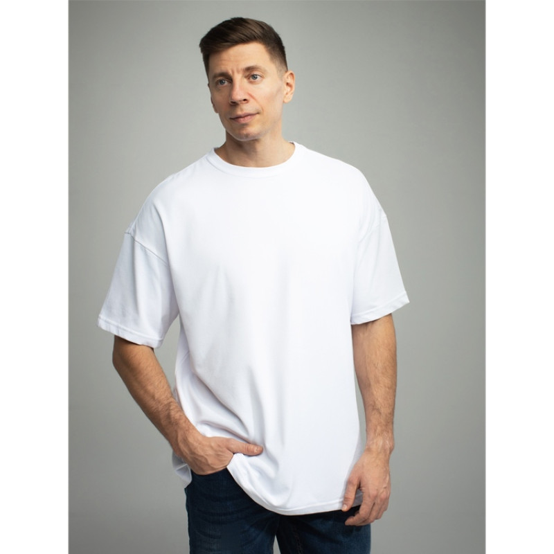 Футболка Futbitex "Evolution" Оверсайз (46(S), Белый)