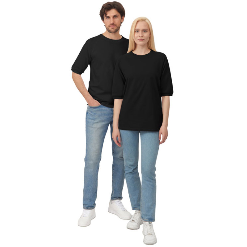 Футболка c рукавом реглан «Warsaw», черный Футболка c рукавом реглан «Warsaw», черный