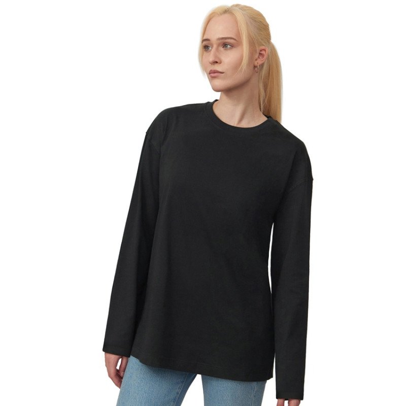 Лонгслив оверсайз «Berlin» унисекс, черный