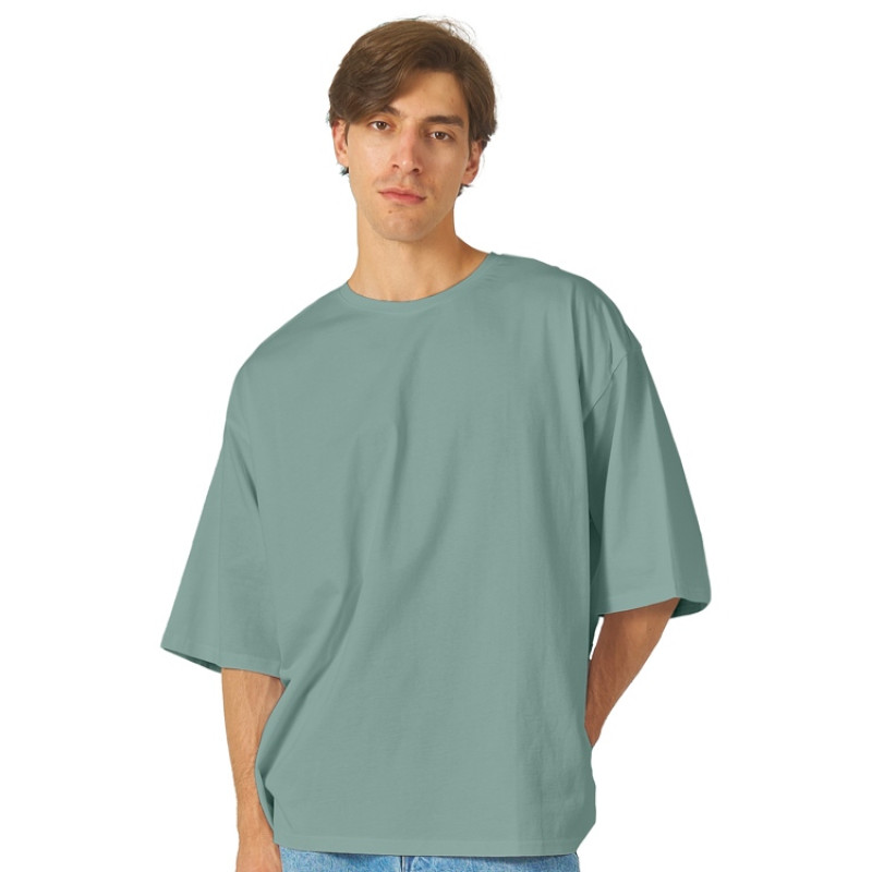 Футболка Berlin к/р оверсайз, 100% хлопок, 180гр, пыльно-бирюзовый Футболка Berlin к/р оверсайз, 100% хлопок, 180гр, пыльно-бирюзовый