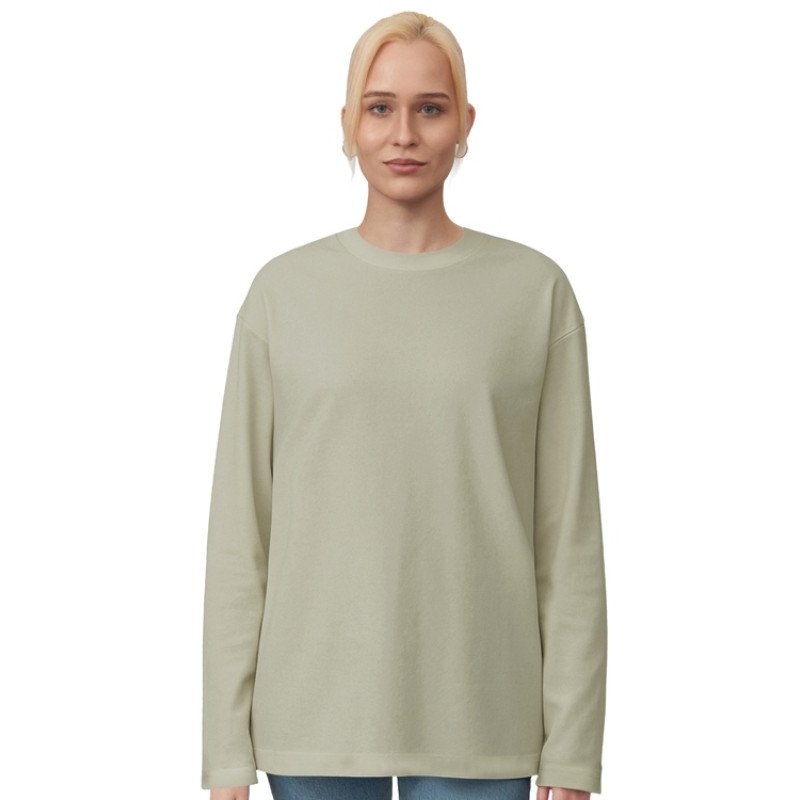 Лонгслив оверсайз «Berlin» унисекс, оливковый