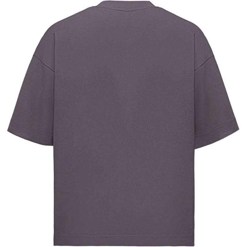 Футболка оверсайз «Beta.01» унисекс, темно-серый