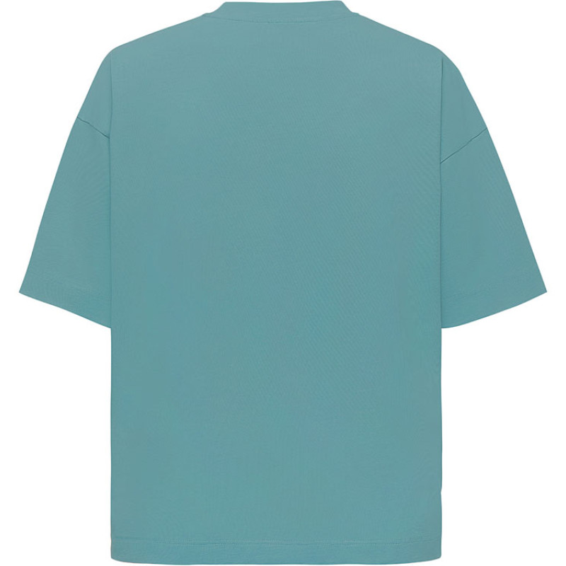 Футболка оверсайз «Beta.01» унисекс, пыльный бирюзовый