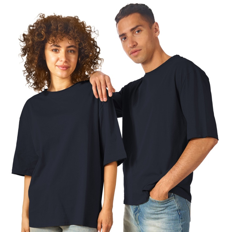 Футболка оверсайз «Liyon» унисекс, темно-синий Футболка оверсайз «Liyon» унисекс, темно-синий