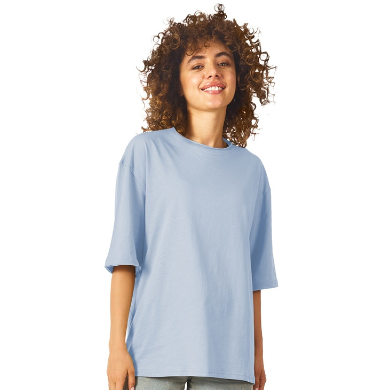 Футболка оверсайз «Liyon» унисекс, небесно-голубой Футболка оверсайз «Liyon» унисекс, небесно-голубой