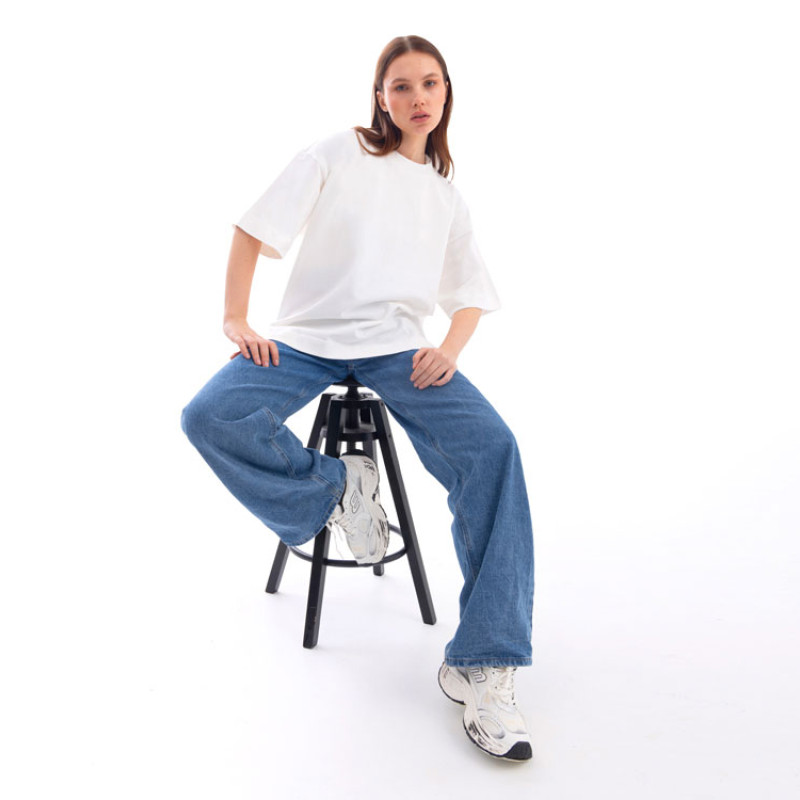 Футболка оверсайз «Beta.01» унисекс, молочный