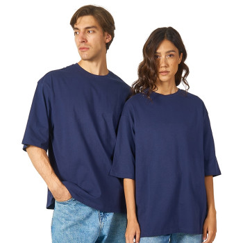 Футболка Berlin к/р оверсайз, 100% хлопок, 180гр, темно-синий