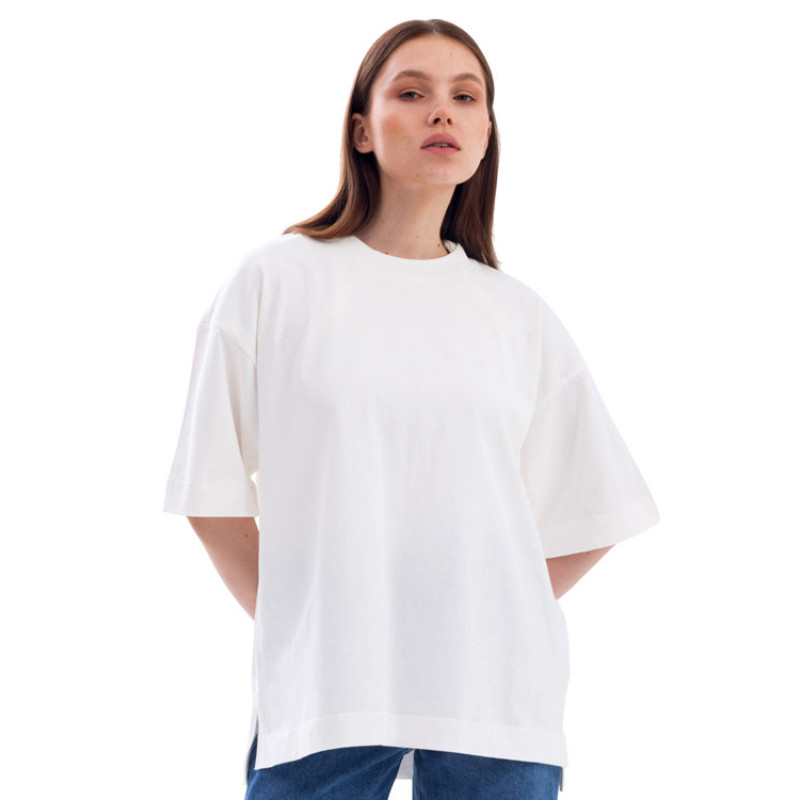 Футболка оверсайз «Beta.01» унисекс, молочный