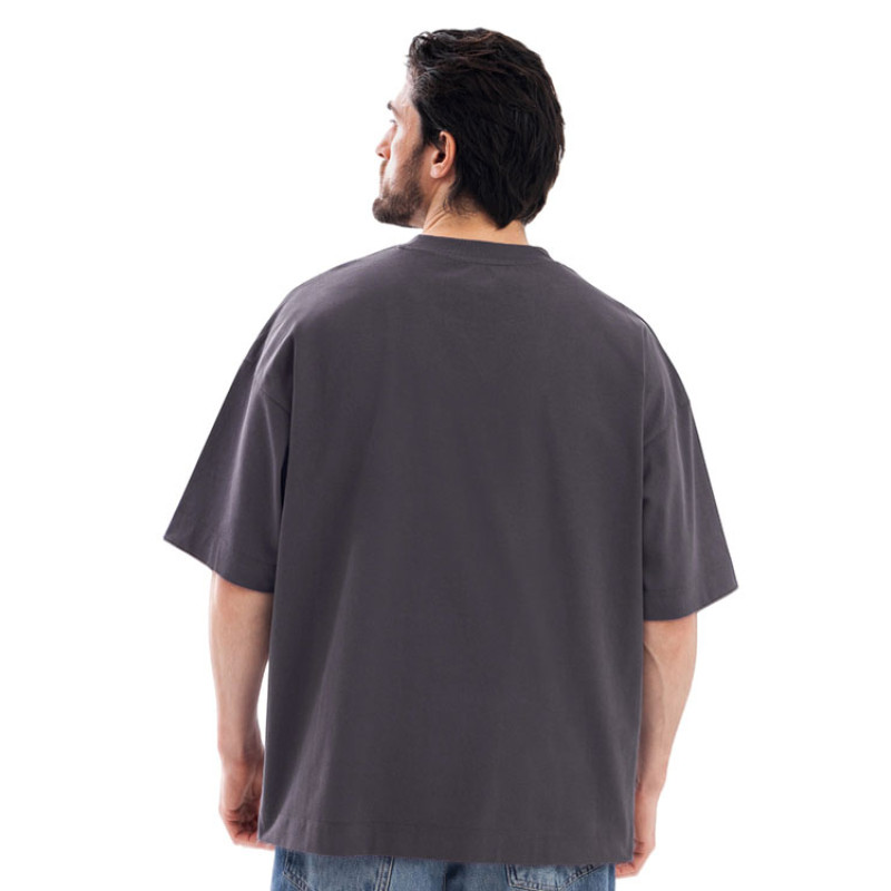 Футболка оверсайз «Beta.01» унисекс, темно-серый