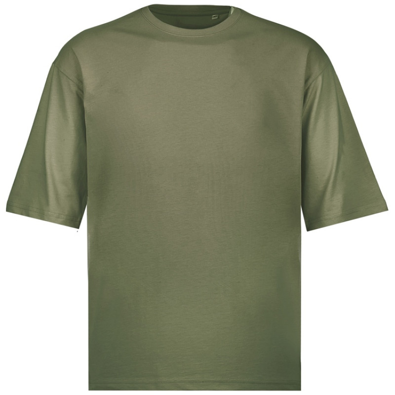 Футболка Berlin к/р оверсайз, 100% хлопок, 180гр, хаки