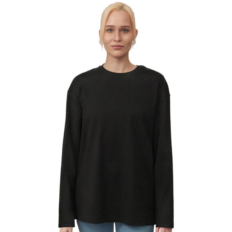 Лонгслив оверсайз «Berlin» унисекс, черный