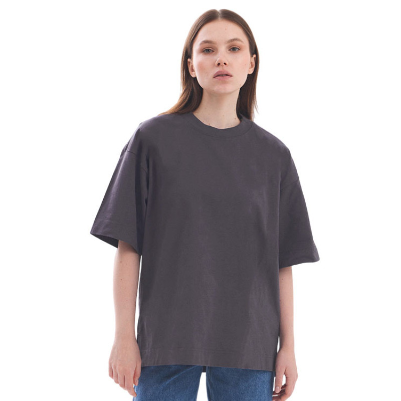 Футболка оверсайз «Beta.01» унисекс, темно-серый