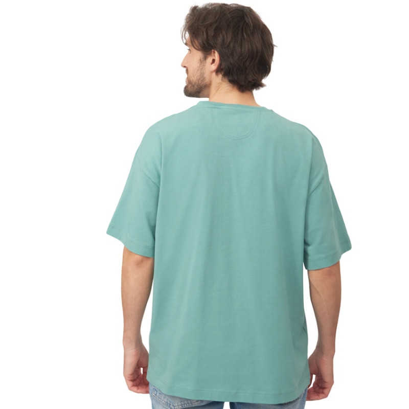 Футболка оверсайз «Vienna» унисекс , припылено-бирюзовый