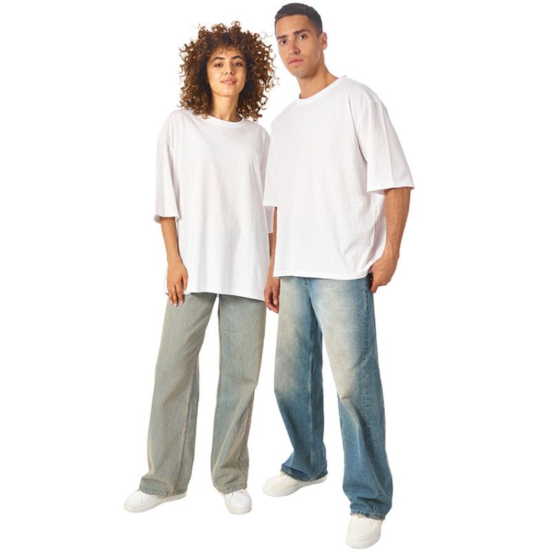 Футболка оверсайз «Liyon» унисекс, белый