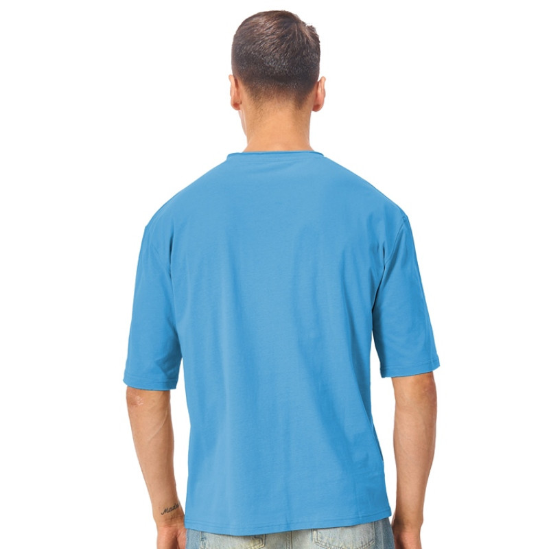 Футболка оверсайз «Liyon» унисекс, лазурный Футболка оверсайз «Liyon» унисекс, лазурный