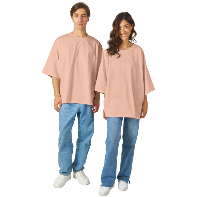 Футболка Berlin к/р оверсайз, 100% хлопок, 180гр, лососевый