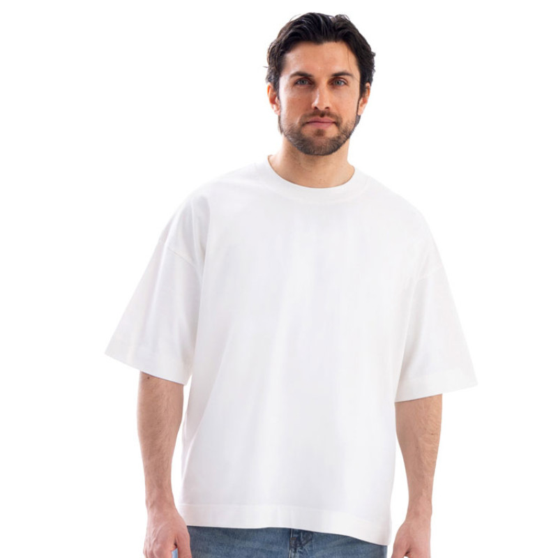 Футболка оверсайз «Beta.01» унисекс, молочный