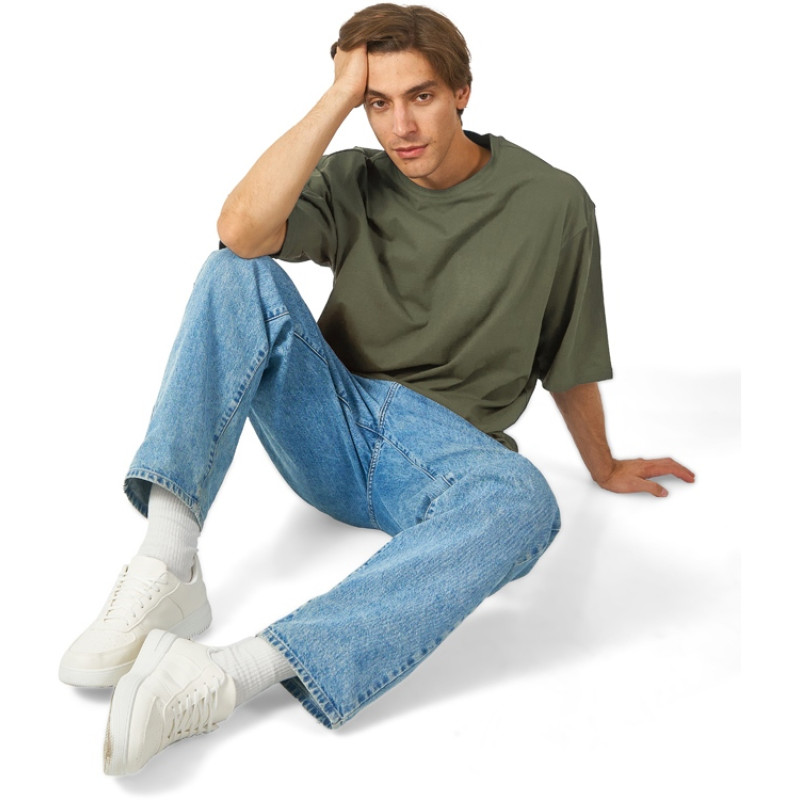 Футболка Berlin к/р оверсайз, 100% хлопок, 180гр, хаки