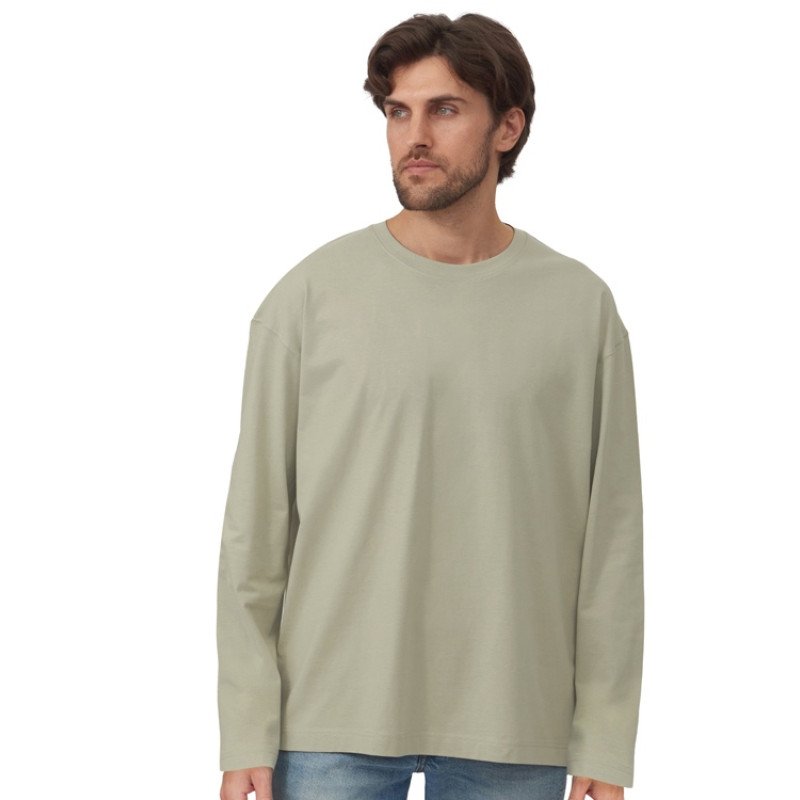 Лонгслив оверсайз «Berlin» унисекс, оливковый