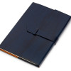 Бизнес-блокнот А5 с клапаном «Fabrizio», 80 листов, темно-синий