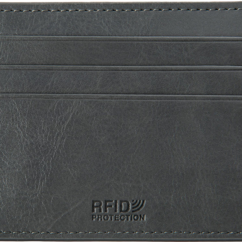 Картхолдер для 6 пластиковых карт с RFID-защитой "Fabrizio", серый