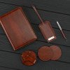 Бизнес-блокнот на молнии А5 «Fabrizio» с RFID защитой и ручкой, коричневый Бизнес-блокнот на молнии А5 «Fabrizio» с RFID защитой и ручкой, коричневый