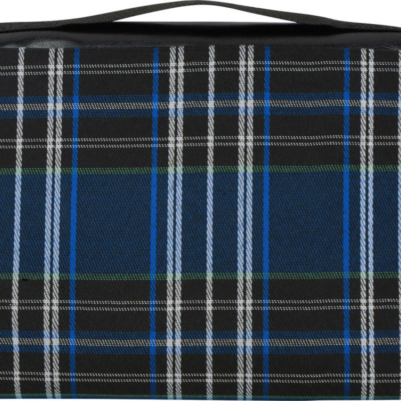 Непромокаемый плед для пикника Fabrizio, синий/черный